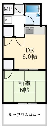 キューデンス21Ｂ棟の物件間取画像